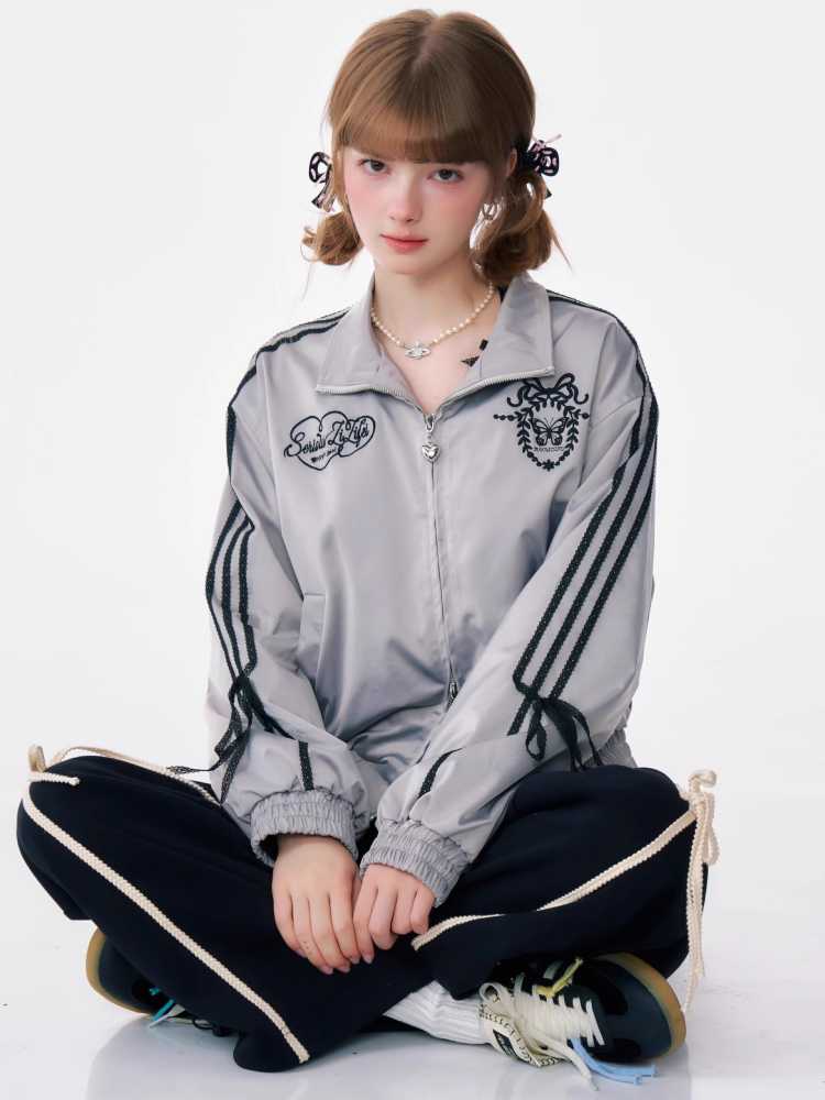 Retro sports style jacket