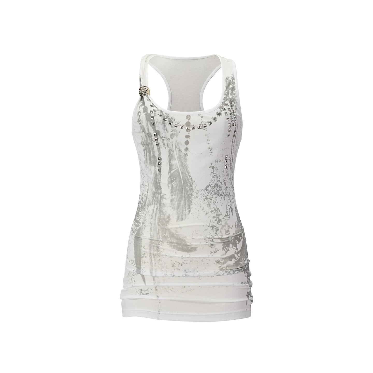 Tribal Feather Print Tencel Camisole