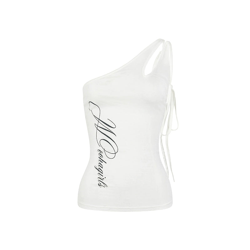 Summer Asymmetrical Halter Top