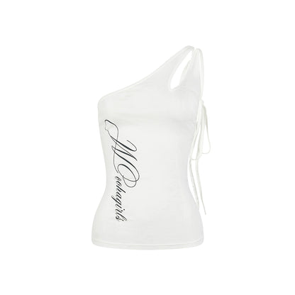 Summer Asymmetrical Halter Top