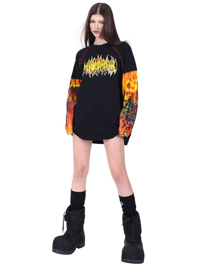 Flame Cat Top