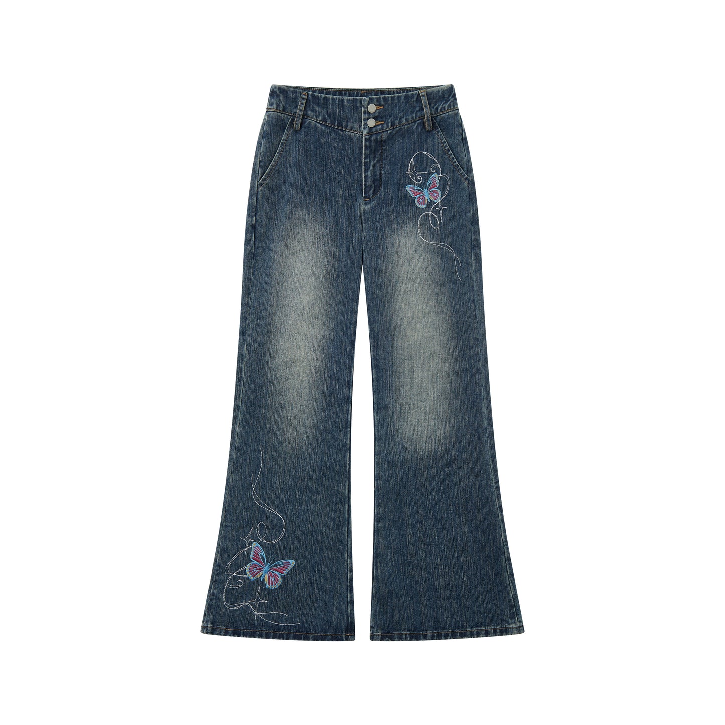 Dream Butterfly Bootcut Jeans