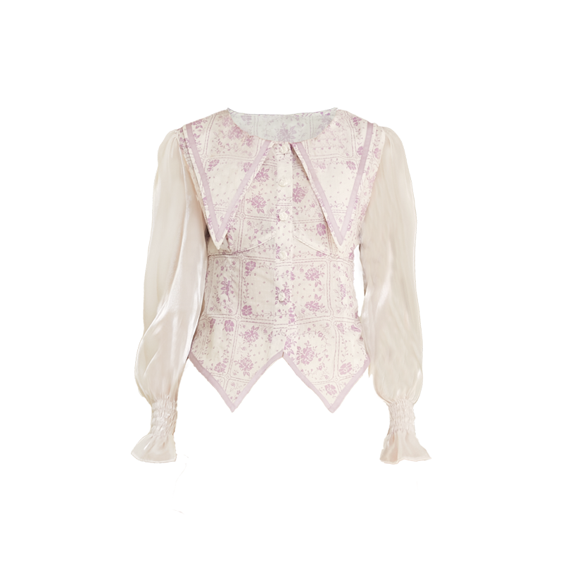 Signature Purple Collar Shirt