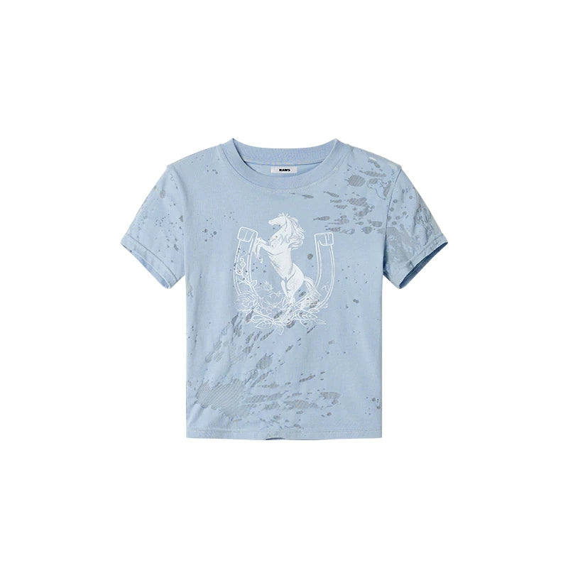 Equestrian Floral Pony Tee