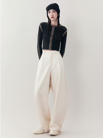 Straight Wide-leg Casual Pants