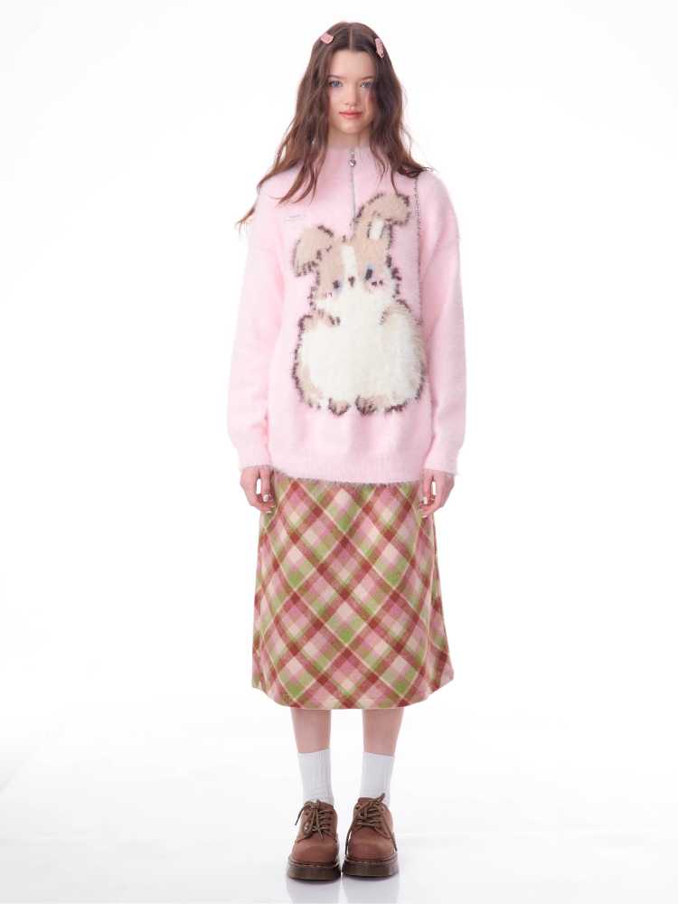 Soft rabbit sweater