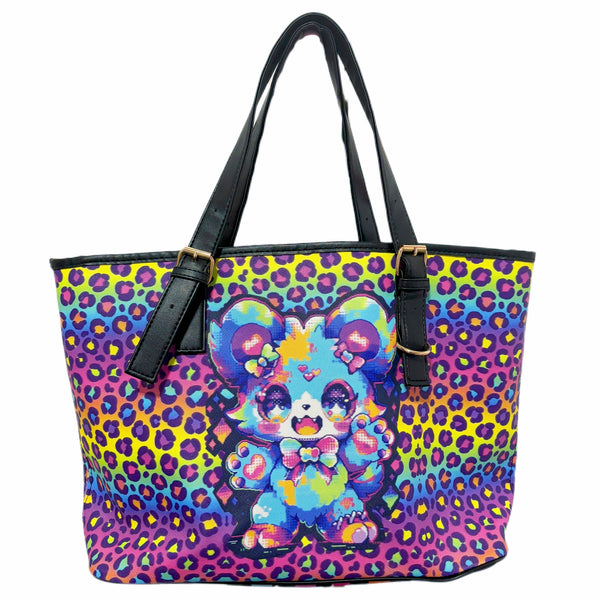 Rainbow Frise Leather Bag