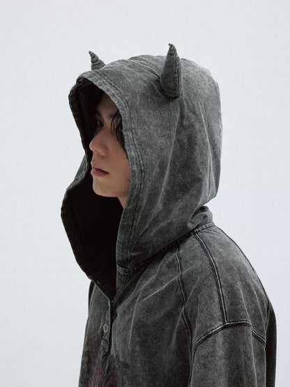 Little devil hooded T-shirt