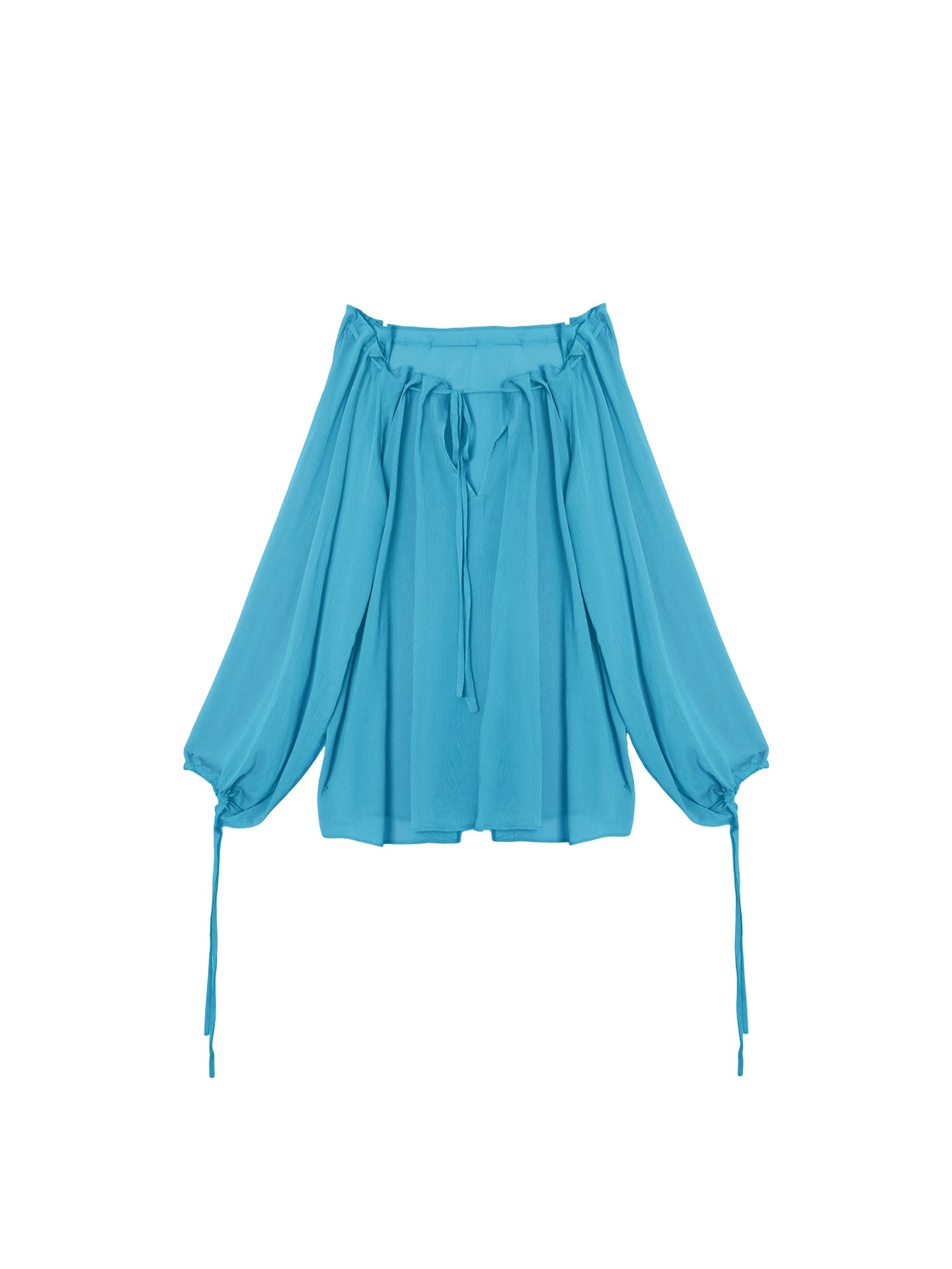 Sunscreen Lace-Up Shirt