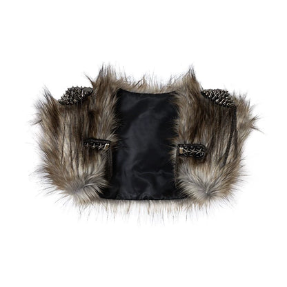 Vintage Plush Punk Knight Vest