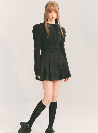 Retro Doll Collar Wool Jacket