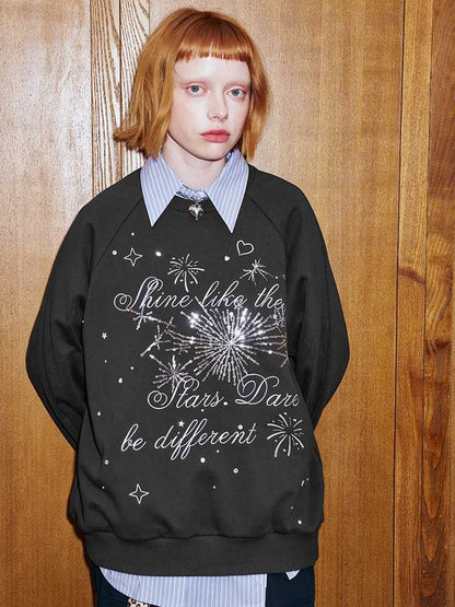 Embroidered sweatshirt