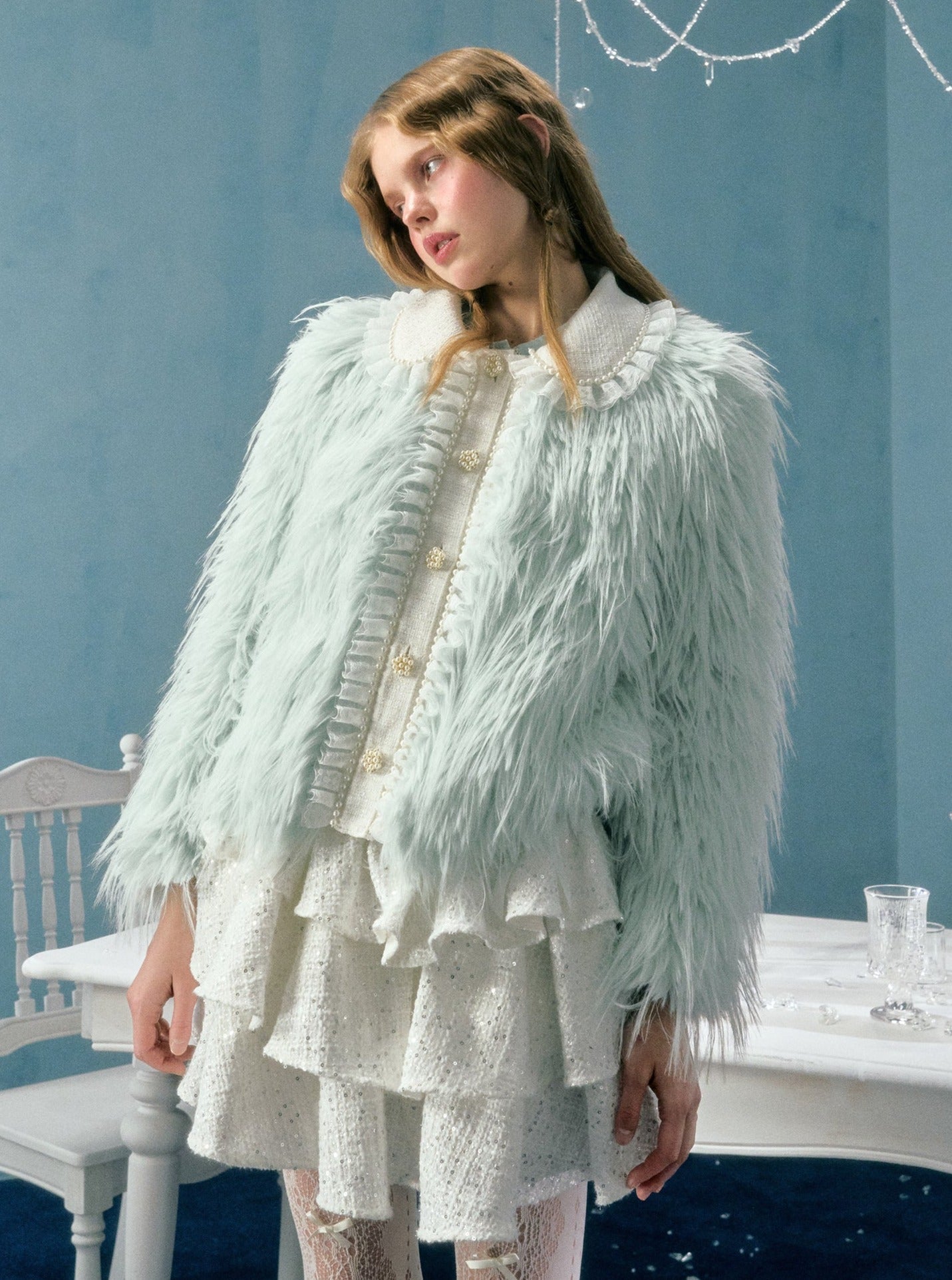 short faux fur jacket