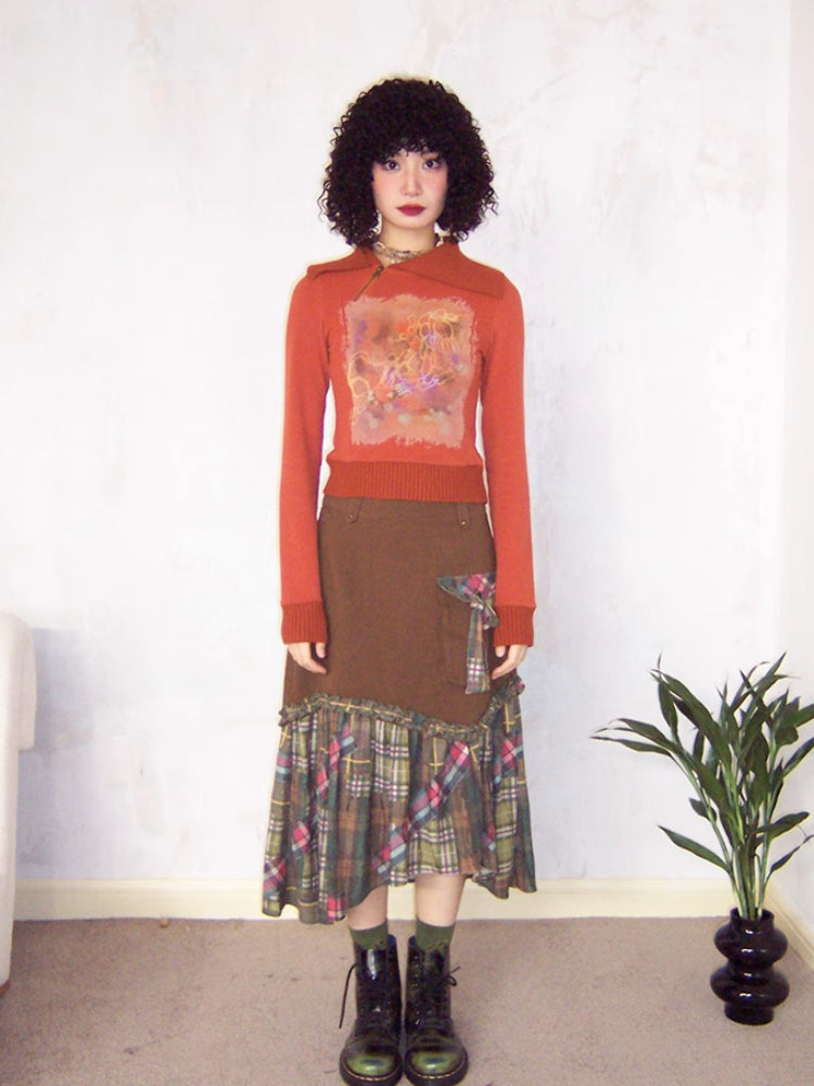 Retro a-line skirt