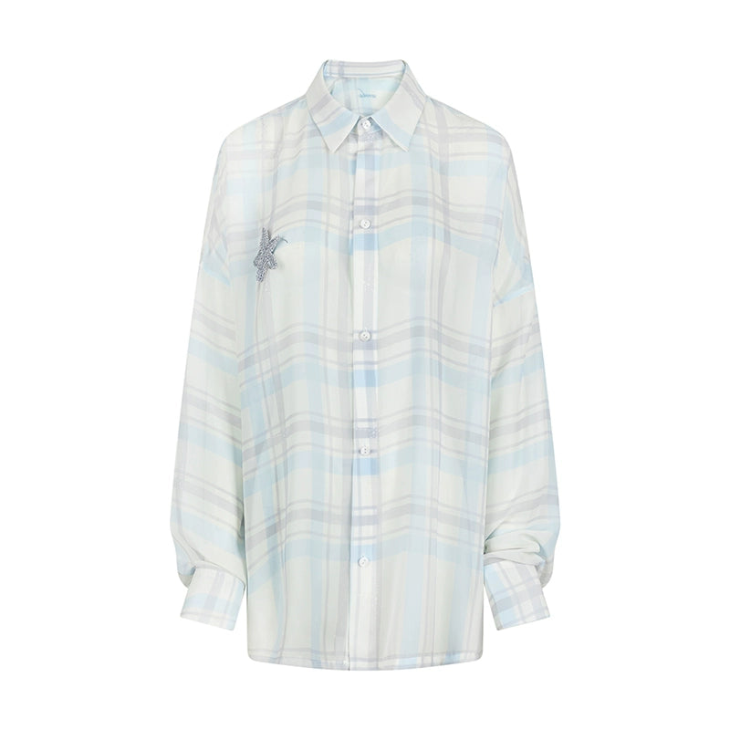 Sweet Checkered Shirt Jacket