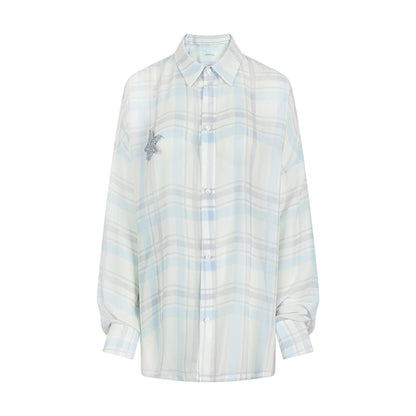 Sweet Checkered Shirt Jacket