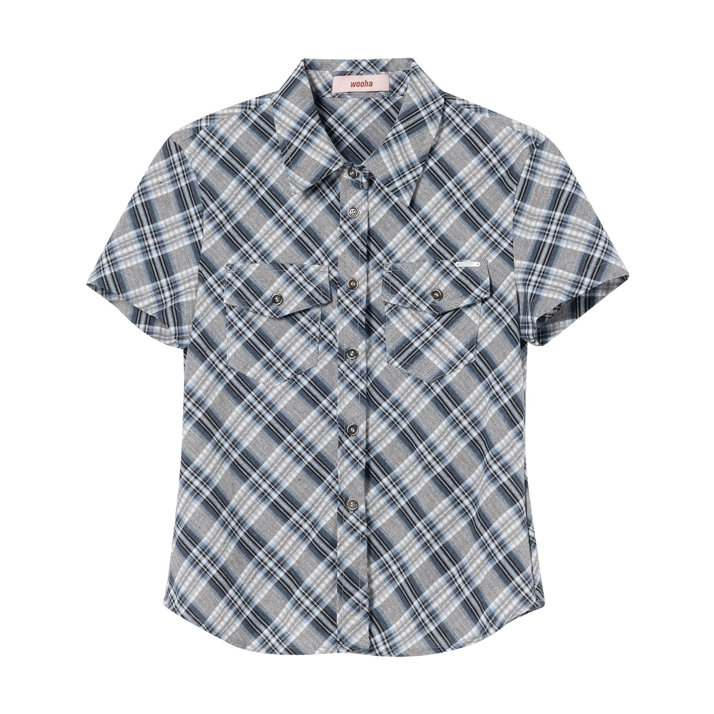 Retro Sweet Striped Short Sleeve Shirt