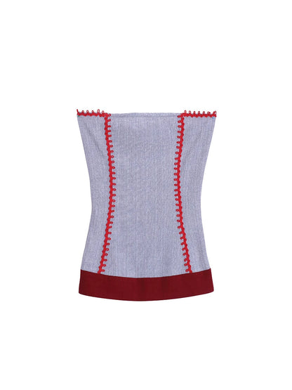 Silk Stripe Tank Top