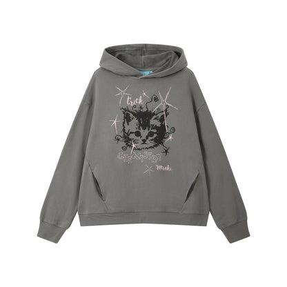 Starburst Rebel Cat Hoodie Jacket