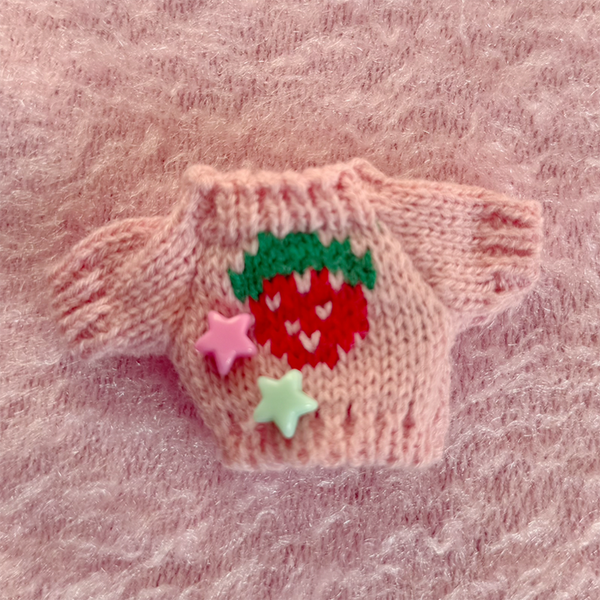 Strawberry Knit Hair Accessories