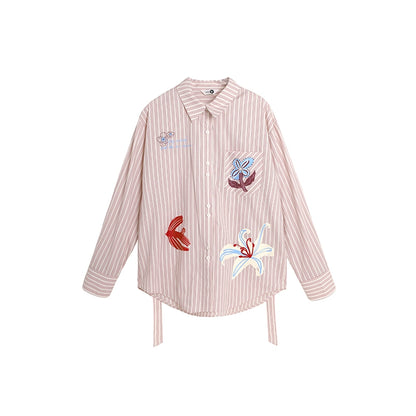 Flying Lily Striped Shirt