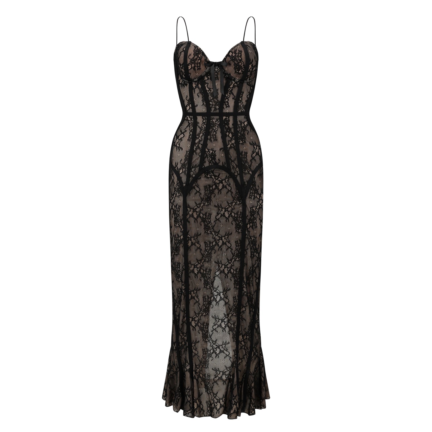 Vintage Lace Halter Dress
