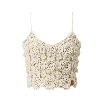 Jasmine Floral Crochet Camisole