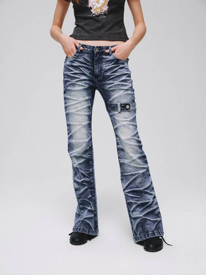 Stretch bootcut jeans