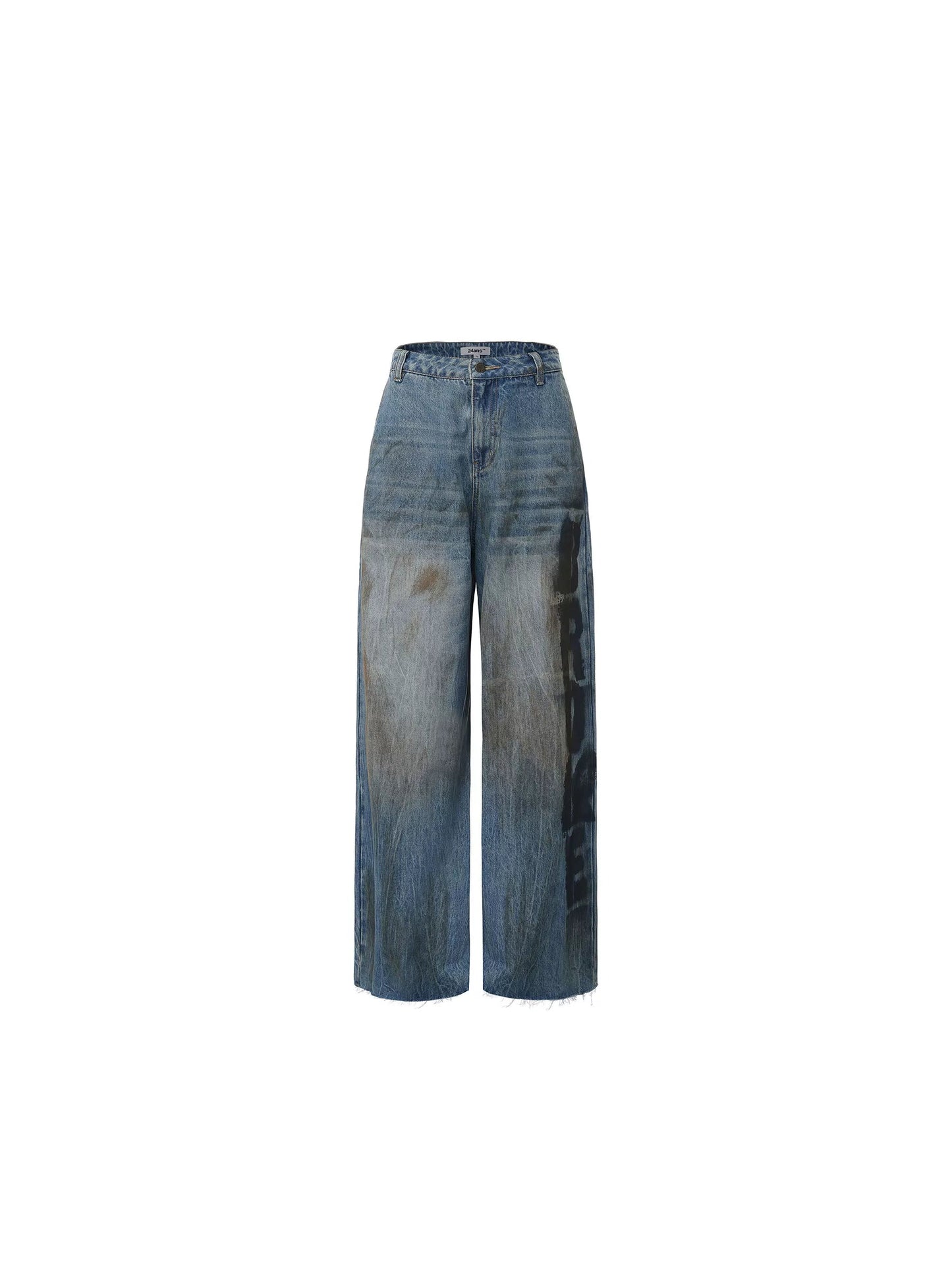 Punk-Grunge-Patchwork-Hosenanzug-Set