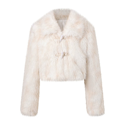 Gradient Faux Fur Jacket