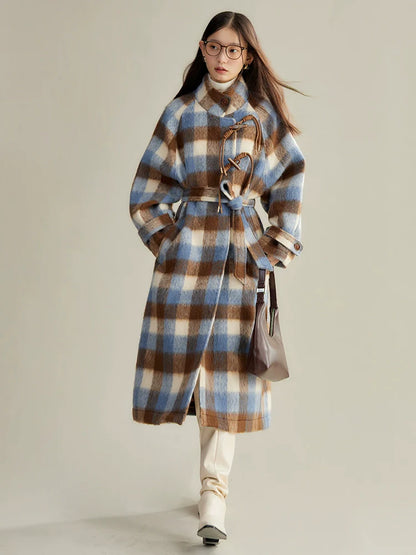 Magic Plaid Wool Tweed Jacket