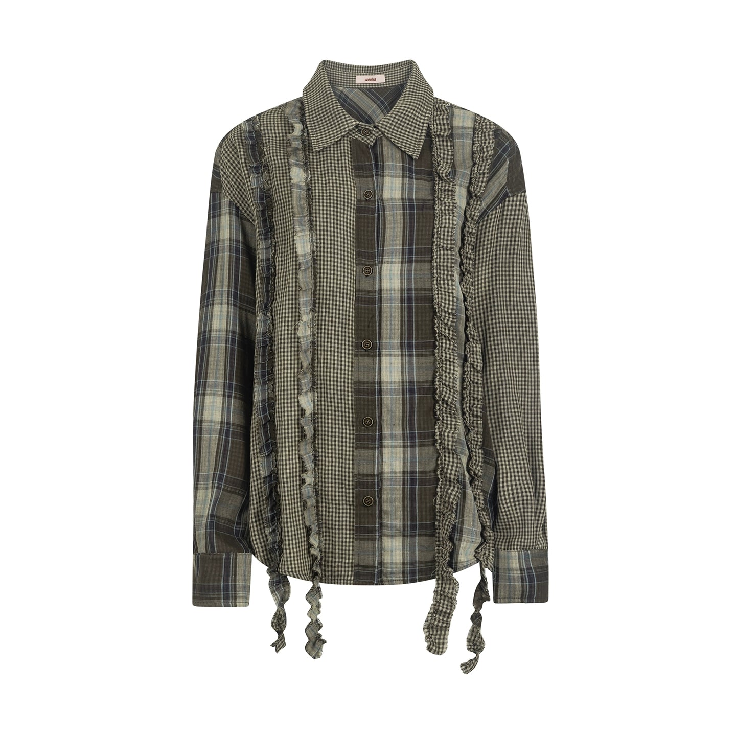 Retro Plaid Casual Loose Shirt