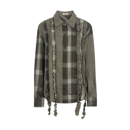 Retro Plaid Casual Loose Shirt