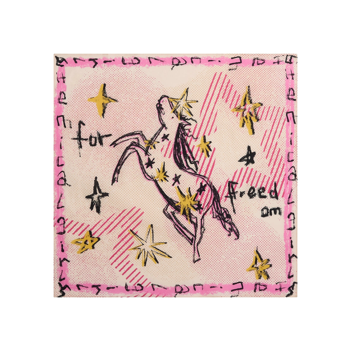 Star Horse Silk Scarf