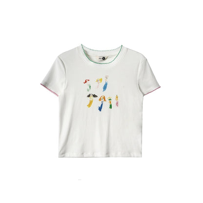 Mermaid Hand-Painted Tee