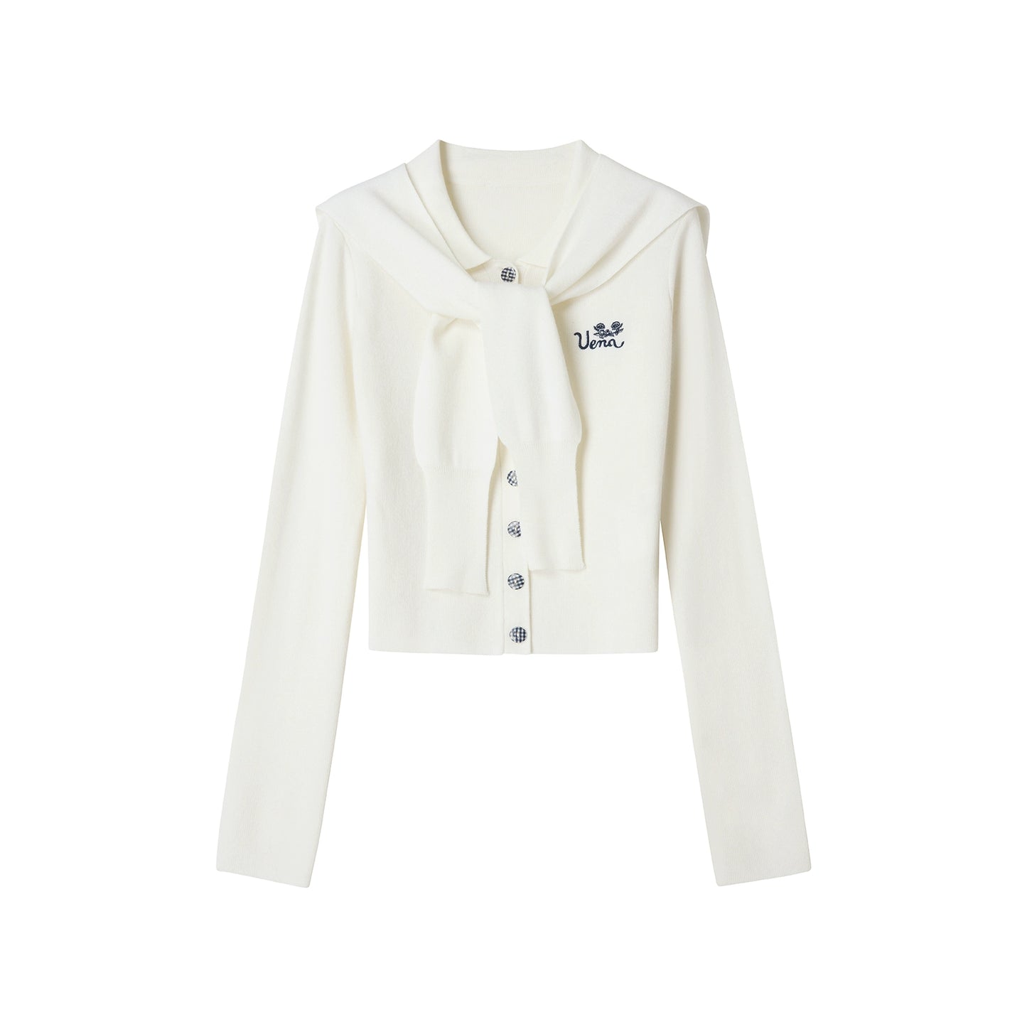 Color-Blocked Wool Top