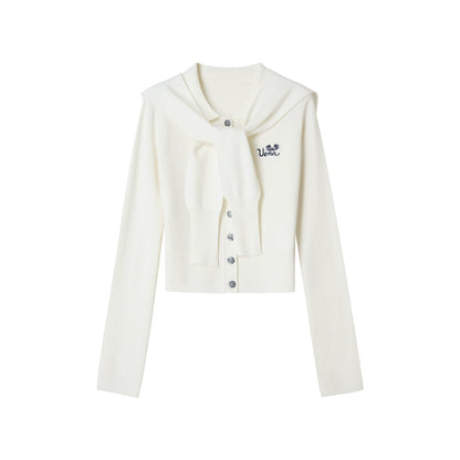 Color-Blocked Wool Top