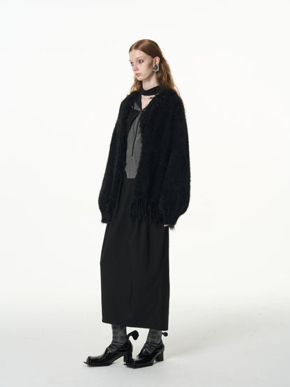 Imitation mink loose thick coat