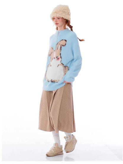 Soft rabbit sweater