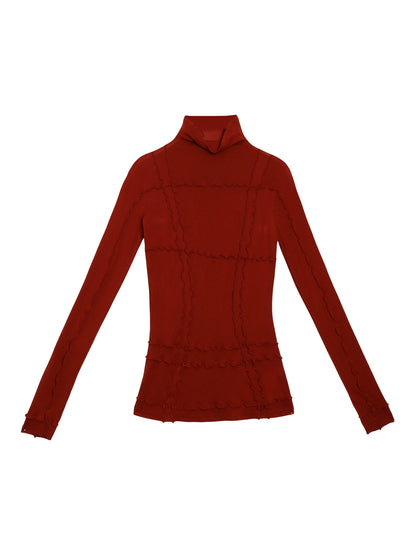 Split Knitted Base Layer Top