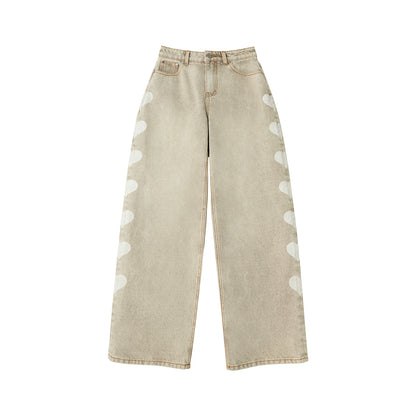 Almond Love Brown Jeans