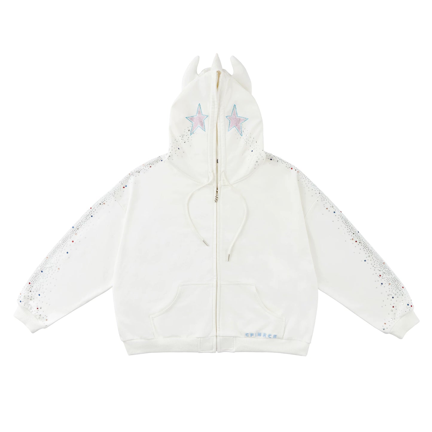 Crying Unicorn Strass Sweatshirt
