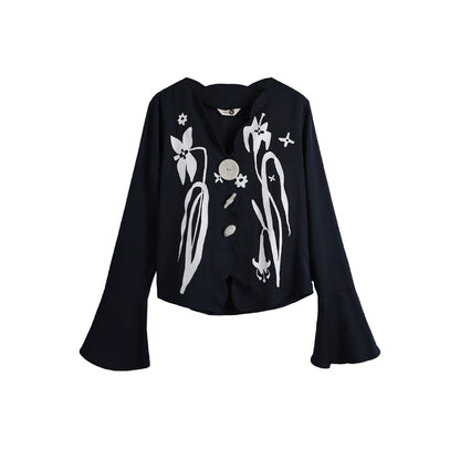 Vintage Lily Flared Sleeve Shirt