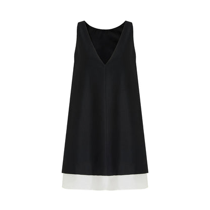 Color-Blocked Midi Dress