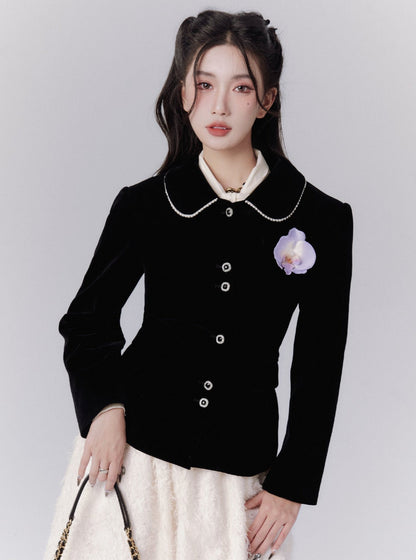 Black Velvet Scented Jacket