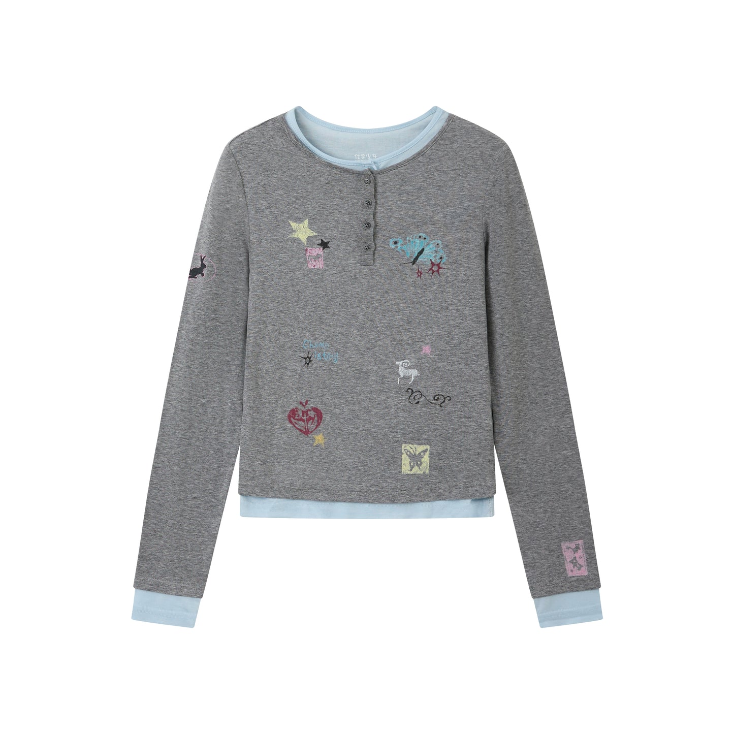 Crushed Sugar Slim-Fit Top