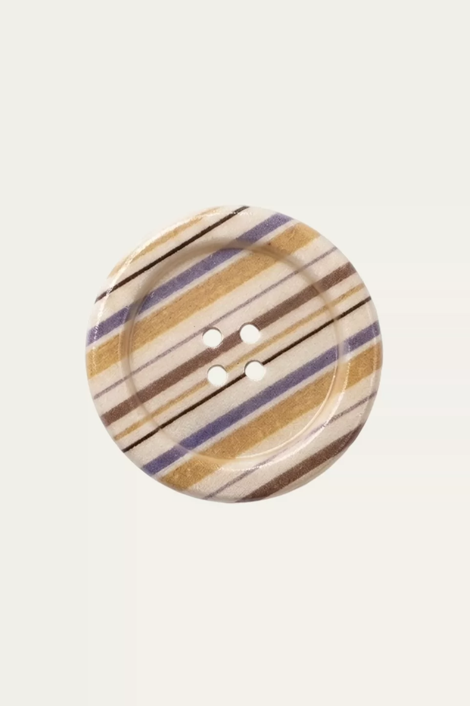 Plaid Polka Dot Button Hairpin