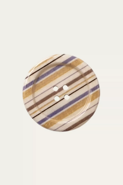 Plaid Polka Dot Button Hairpin