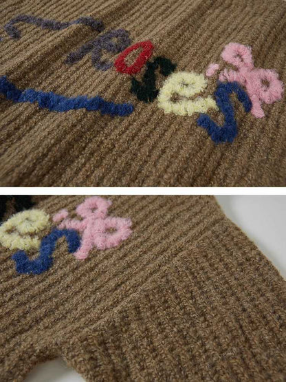 Embroidered sweater