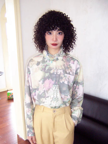 Artistic retro loose shirt